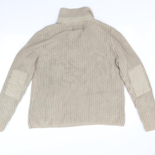 north coast Mens Beige   Pullover Jumper Size L