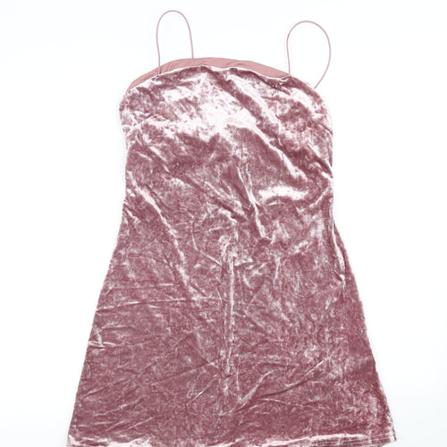New Look Womens Pink   Basic Tank Size 14