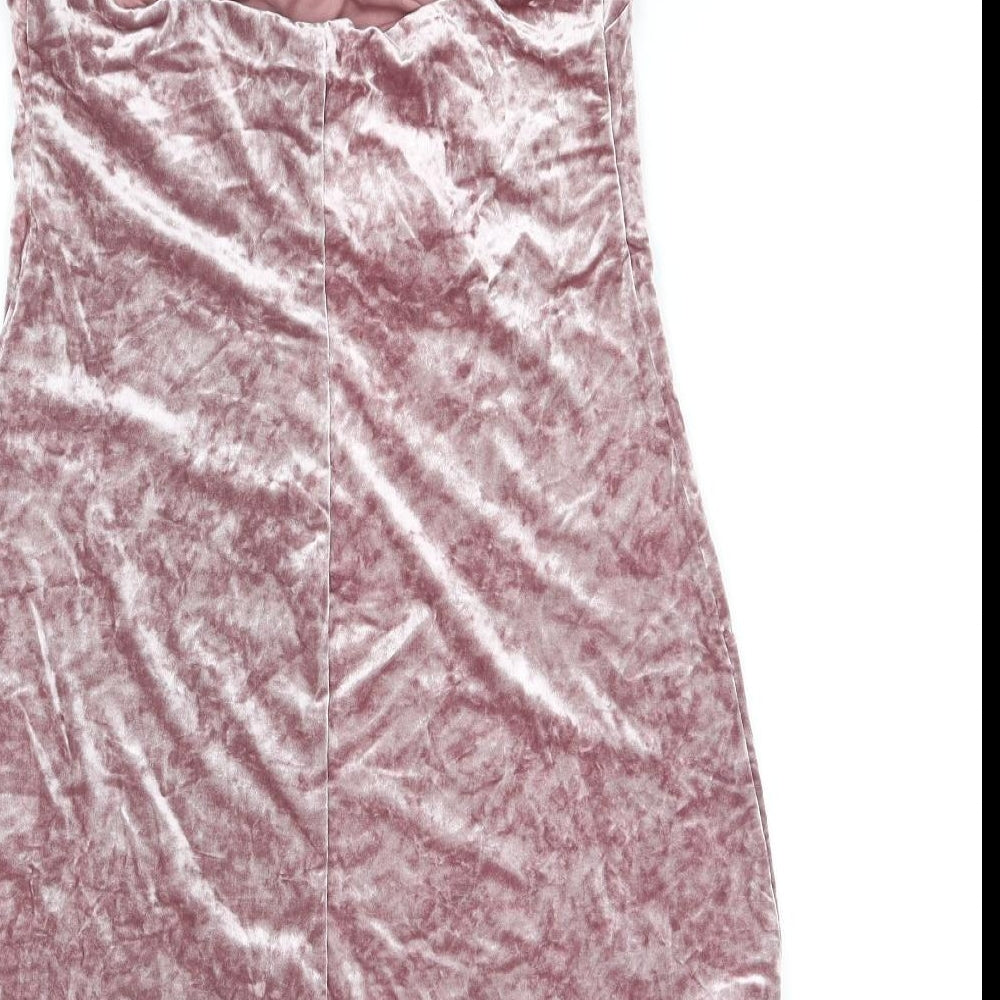 New Look Womens Pink   Basic Tank Size 14