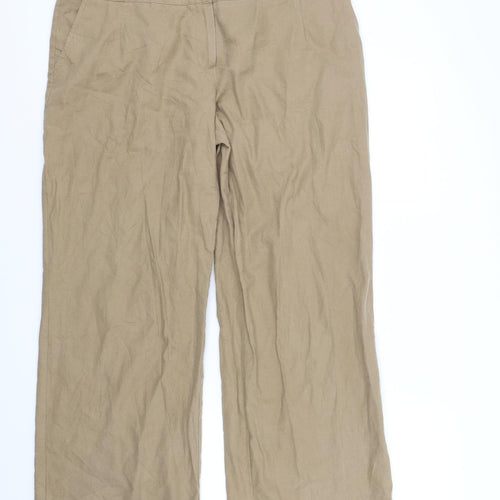 F&F Womens Beige   Trousers  Size 16 L33 in