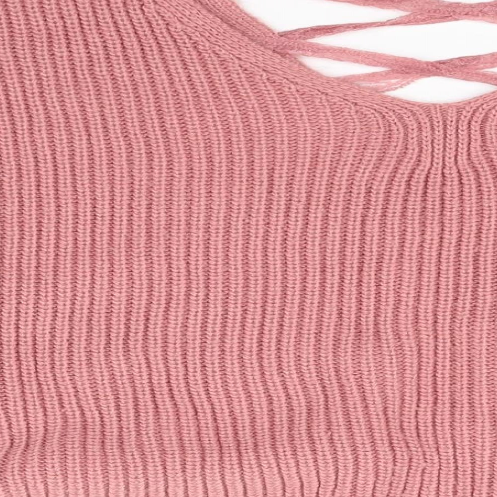 Miss Selfridge Womens Pink   Pullover Jumper Size 10