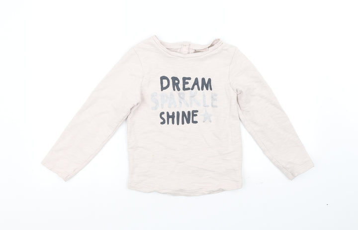 NEXT Girls Pink Pullover Jumper Size 9 Years