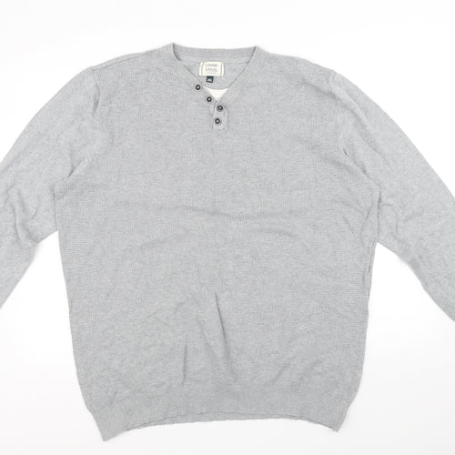 George Mens Grey   Pullover Jumper Size 2XL