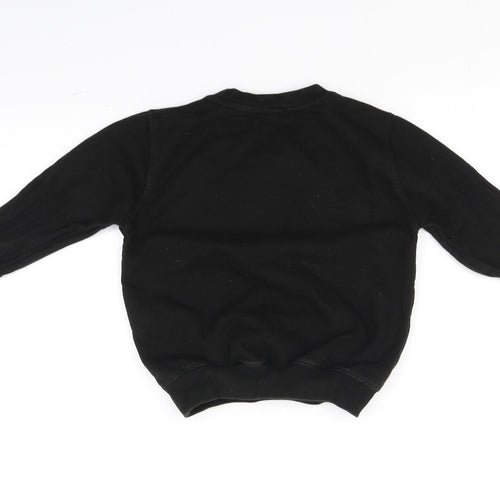 emilie Girls Black   Pullover Jumper Size 5-6 Years