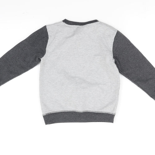 Nickelodeon Boys Grey   Pullover Jumper Size 3-4 Years