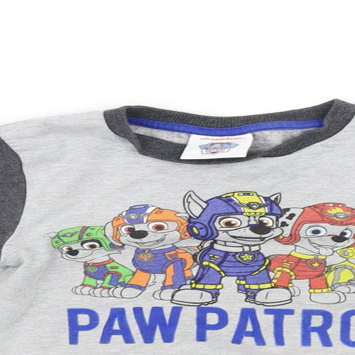Nickelodeon Boys Grey   Pullover Jumper Size 3-4 Years