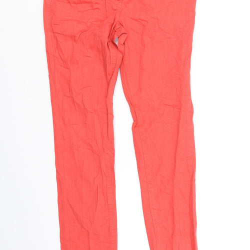 Tom Taylor Womens Orange   Straight Jeans Size L L34 in
