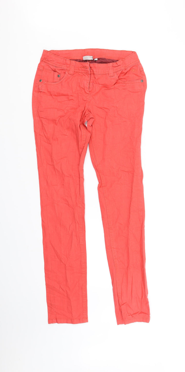 Tom Taylor Womens Orange Straight Jeans Size L L34 in