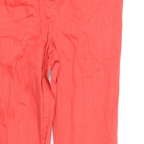 Tom Taylor Womens Orange   Straight Jeans Size L L34 in