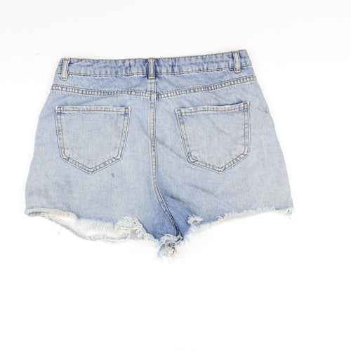 deniem & co Womens Blue   Cut-Off Shorts Size 14