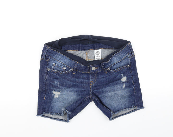H&M Womens Blue Cut-Off Shorts Size 10