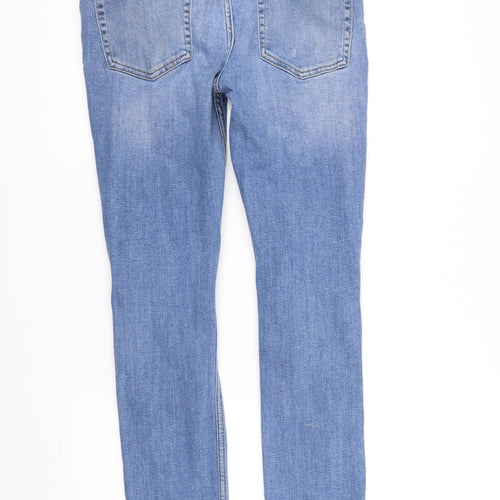 Topman Mens Blue   Straight Jeans Size M L32 in