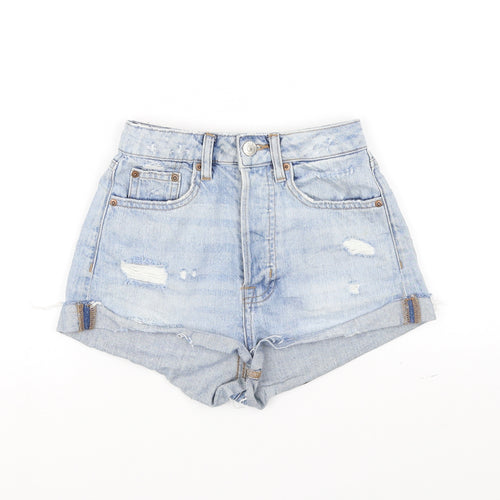 Divided Womens Blue   Cut-Off Shorts Size 4