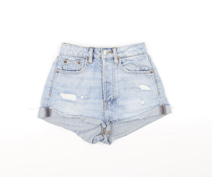 Divided Womens Blue Cut-Off Shorts Size 4