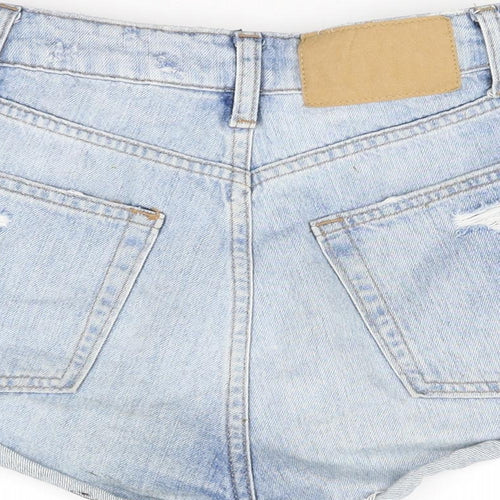 Divided Womens Blue   Cut-Off Shorts Size 4