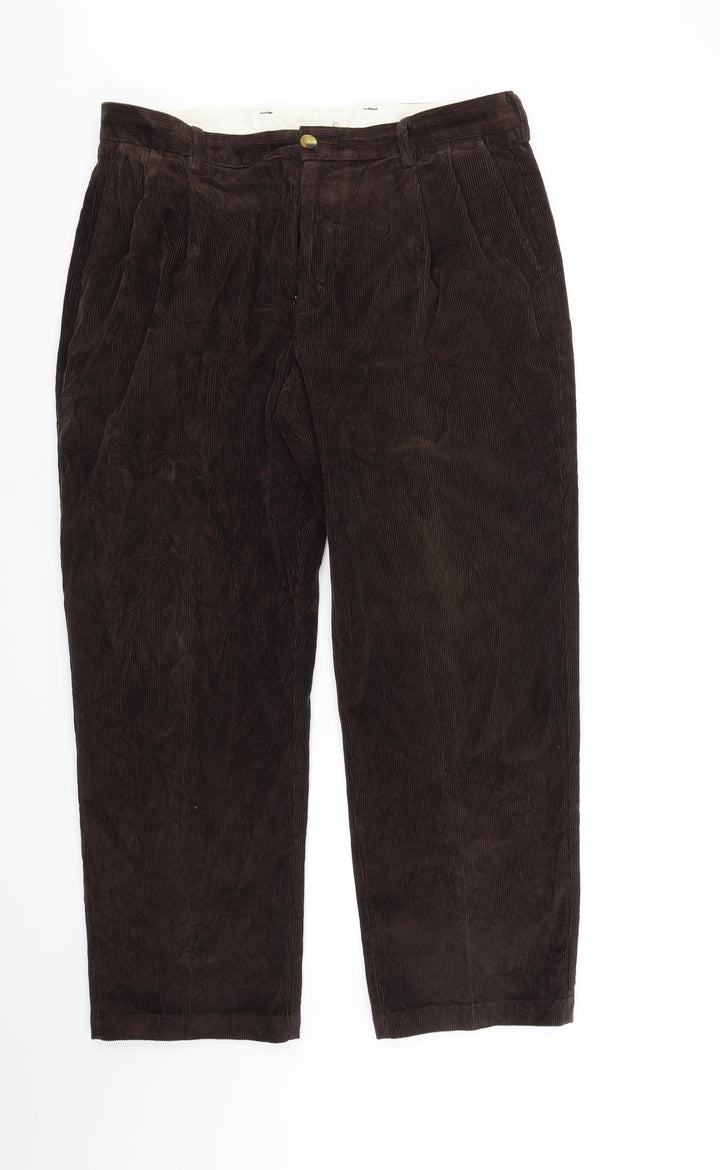 L L Bean Womens Brown   Trousers  Size 36 in L32 in