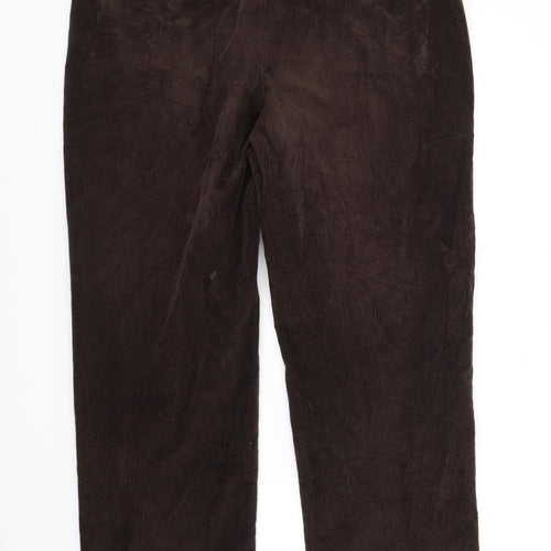L L Bean Womens Brown   Trousers  Size 36 in L32 in