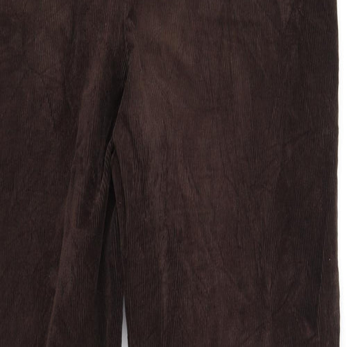 L L Bean Womens Brown   Trousers  Size 36 in L32 in