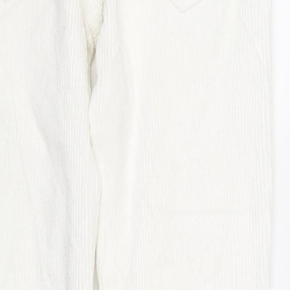 River Island Womens White   Straight Jeans Size M L32 in