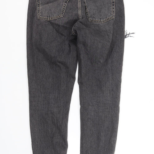 Topshop Womens Grey   Straight Jeans Size M L29 in