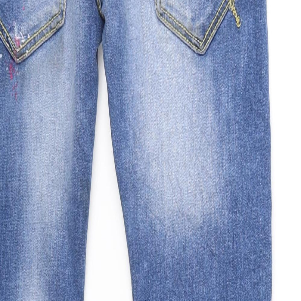 Zara Girls Blue   Straight Jeans Size 9-10 Years