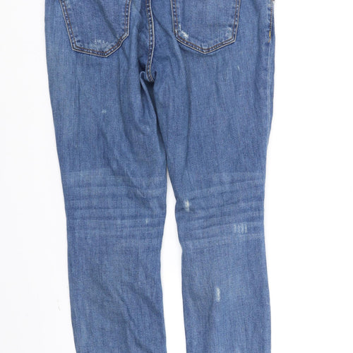 Zara Womens Blue   Straight Jeans Size M L25 in
