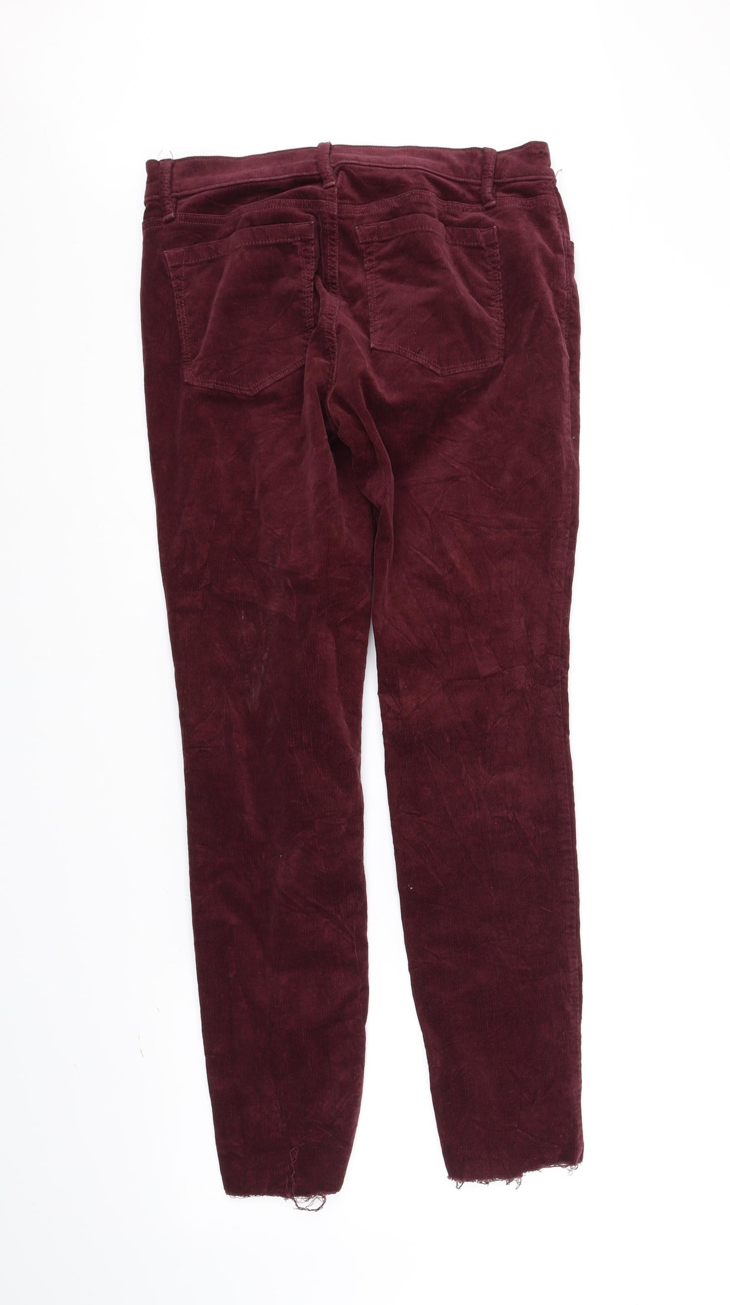 LOFT Womens Purple   Trousers  Size M L30 in