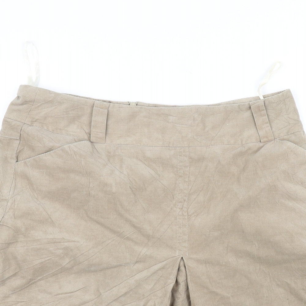 Principles Womens Beige   Flare Skirt Size 14