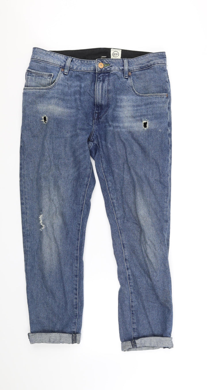 ASOS Mens Blue Straight Jeans Size M L28 in