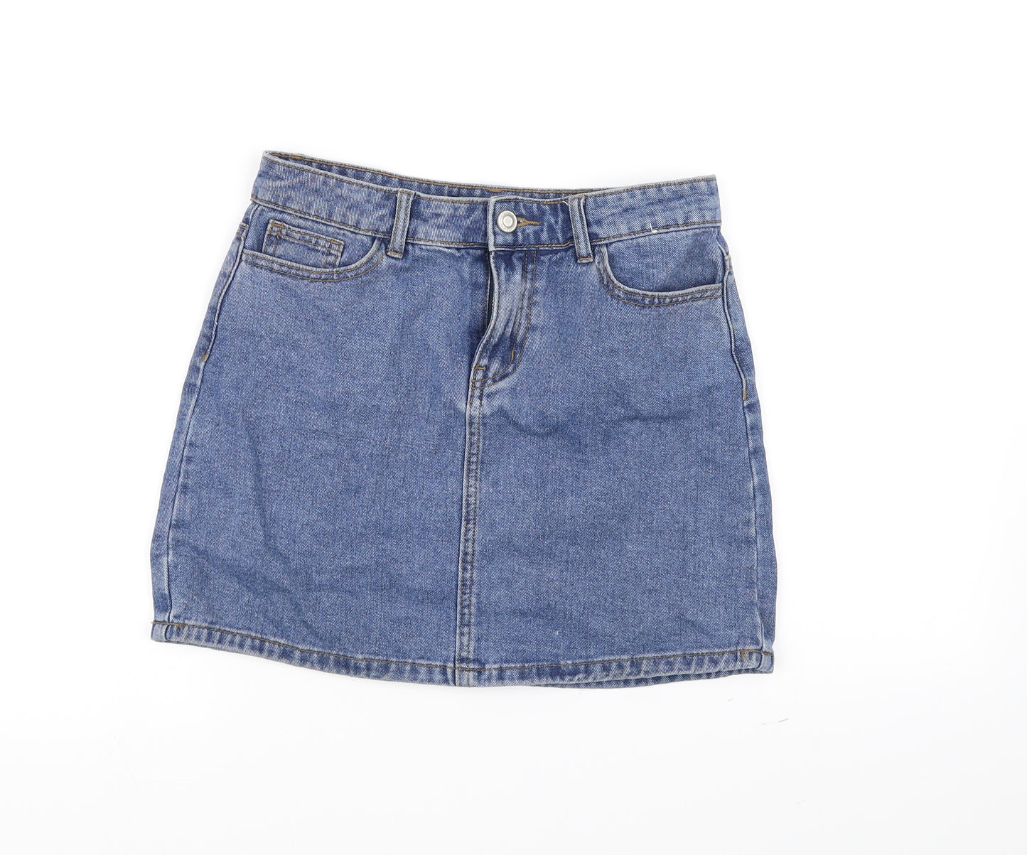 deniem & co Womens Blue   Flare Skirt Size 8