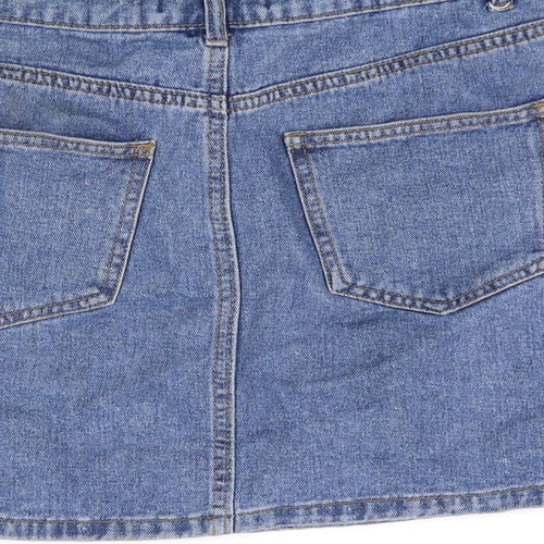 deniem & co Womens Blue   Flare Skirt Size 8
