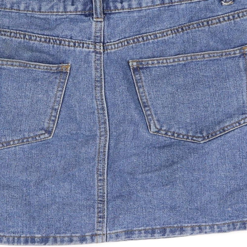 deniem & co Womens Blue   Flare Skirt Size 8