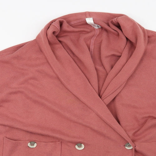 MarlaWynne Womens Pink   Cardigan Jumper Size XL