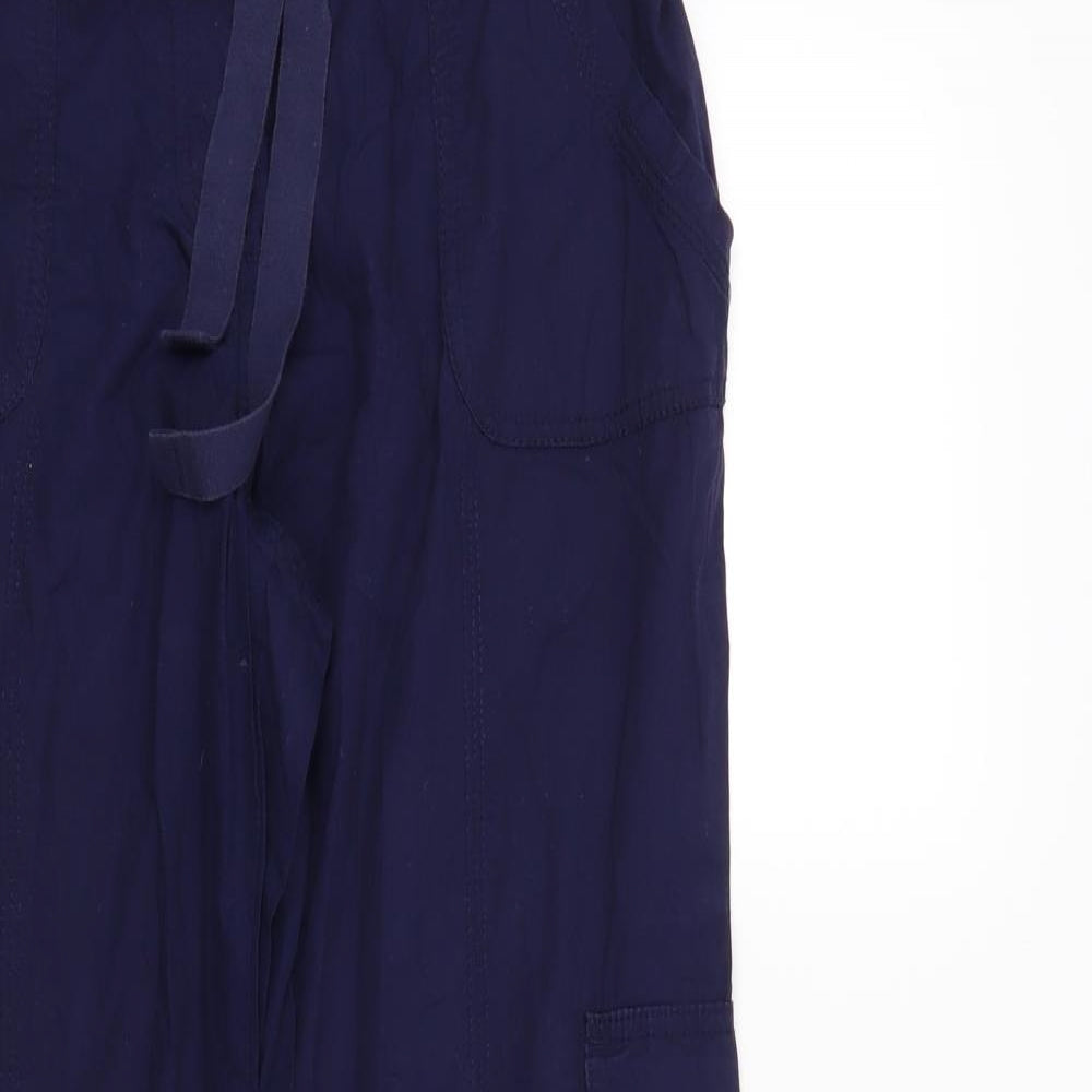 George Womens Blue   Cargo Trousers Size 10 L30 in