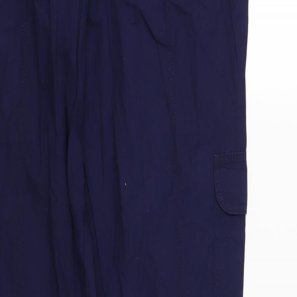 George Womens Blue   Cargo Trousers Size 10 L30 in