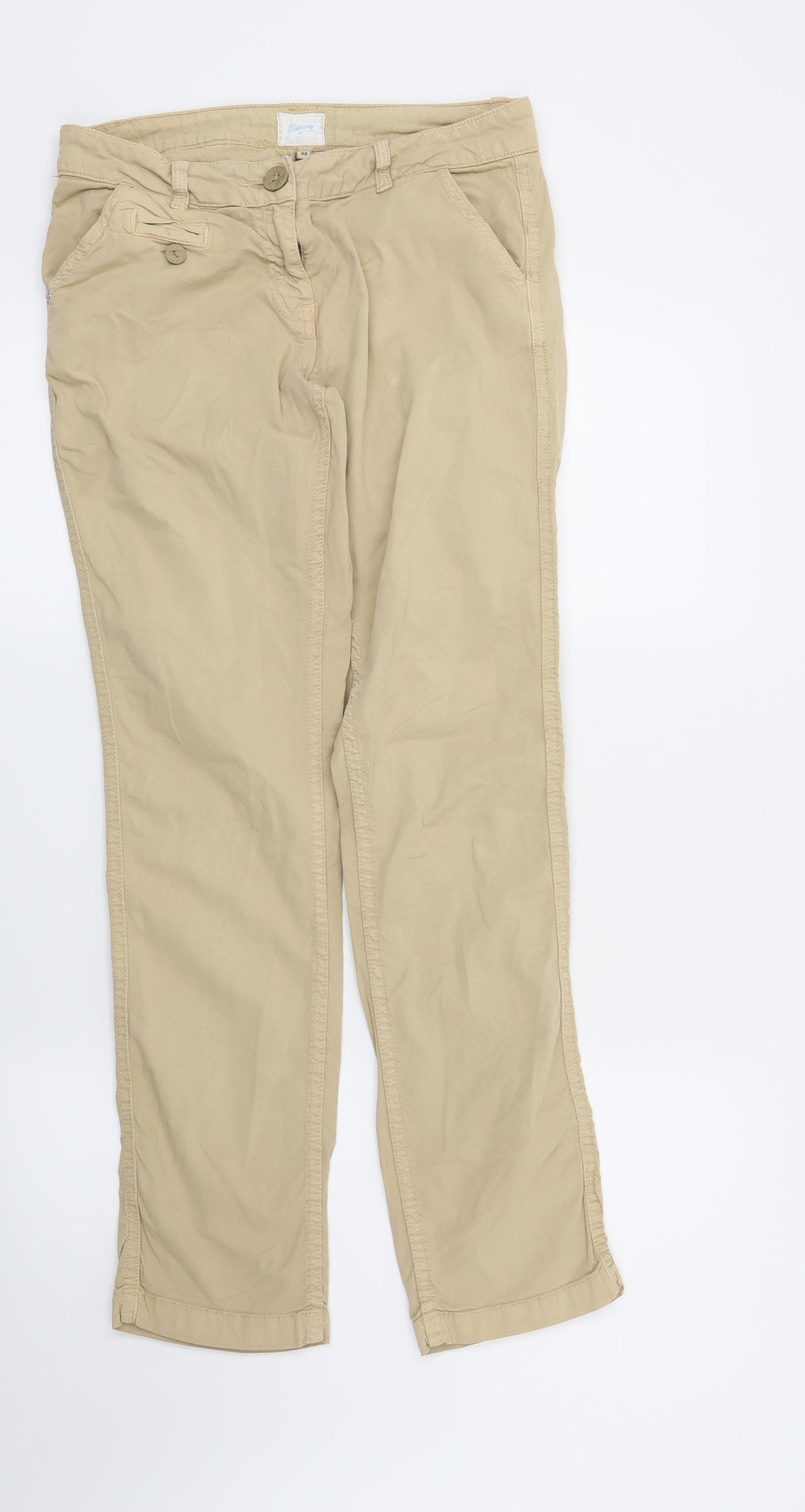 Mantaray Womens Beige   Trousers  Size 8 L28 in