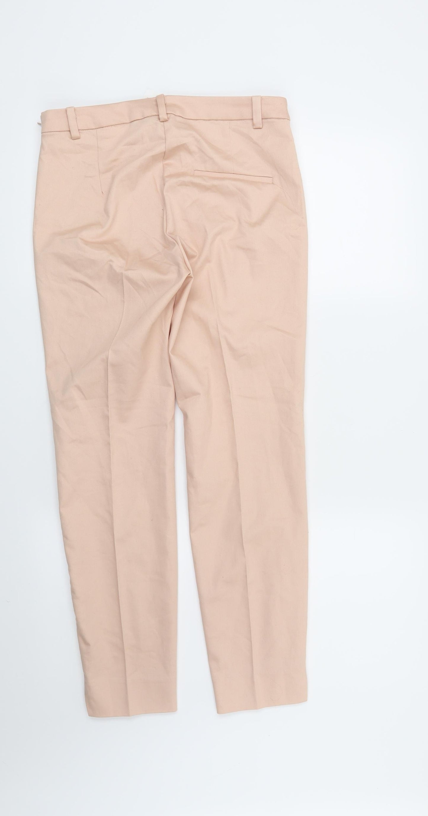 H&M Womens Pink   Trousers  Size 8 L27 in