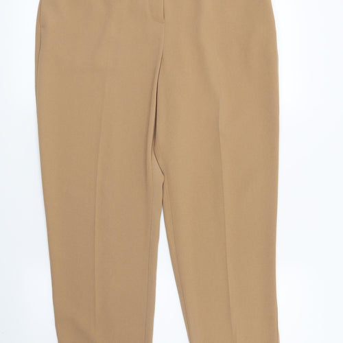 Dorothy Perkins Womens Brown   Trousers  Size 12 L28 in