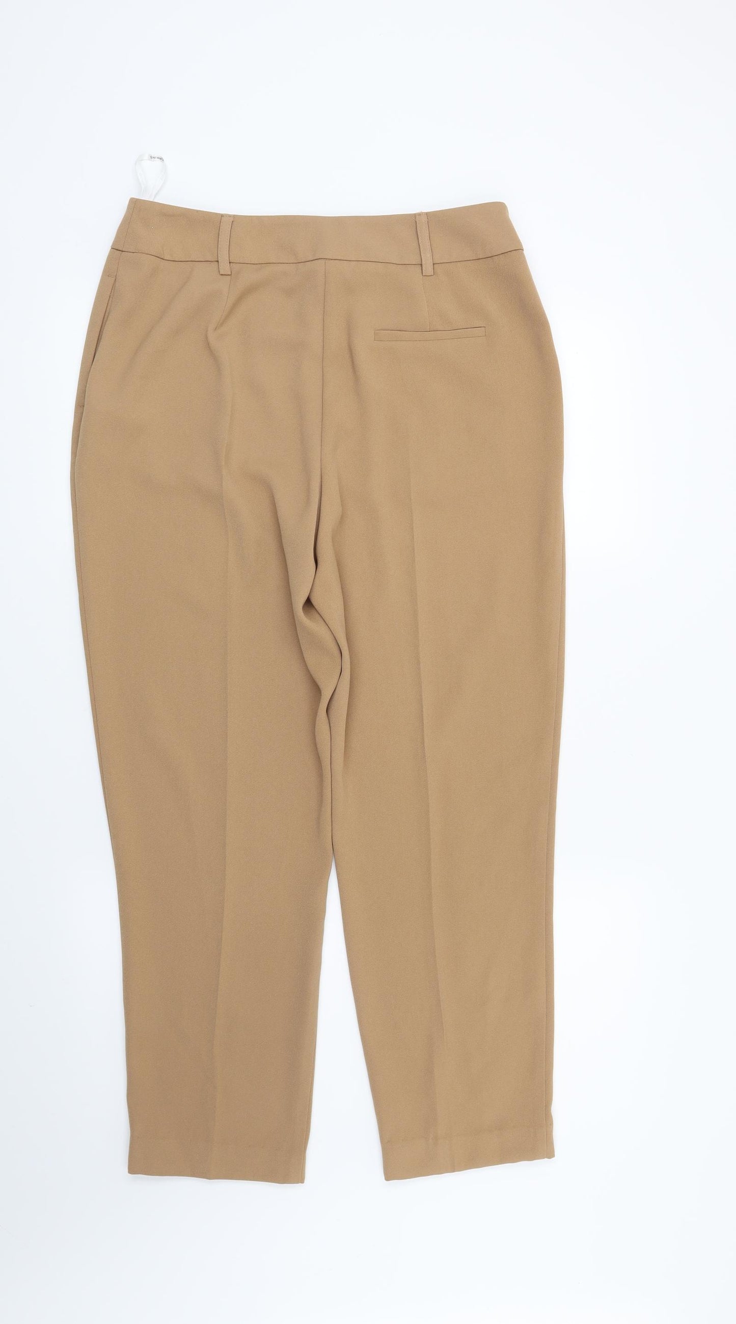 Dorothy Perkins Womens Brown   Trousers  Size 12 L28 in