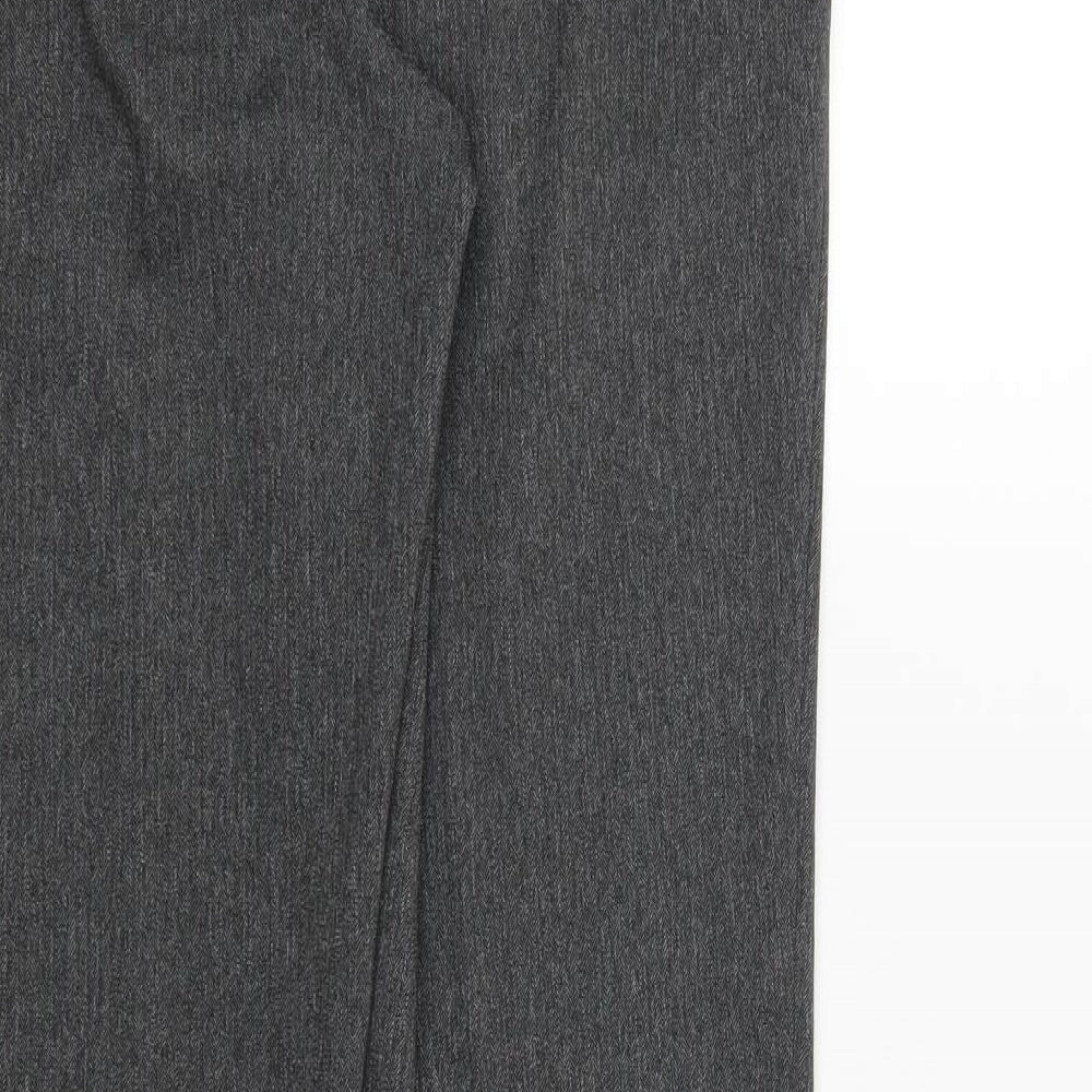 Papaya Womens Grey   Trousers  Size 10 L30 in