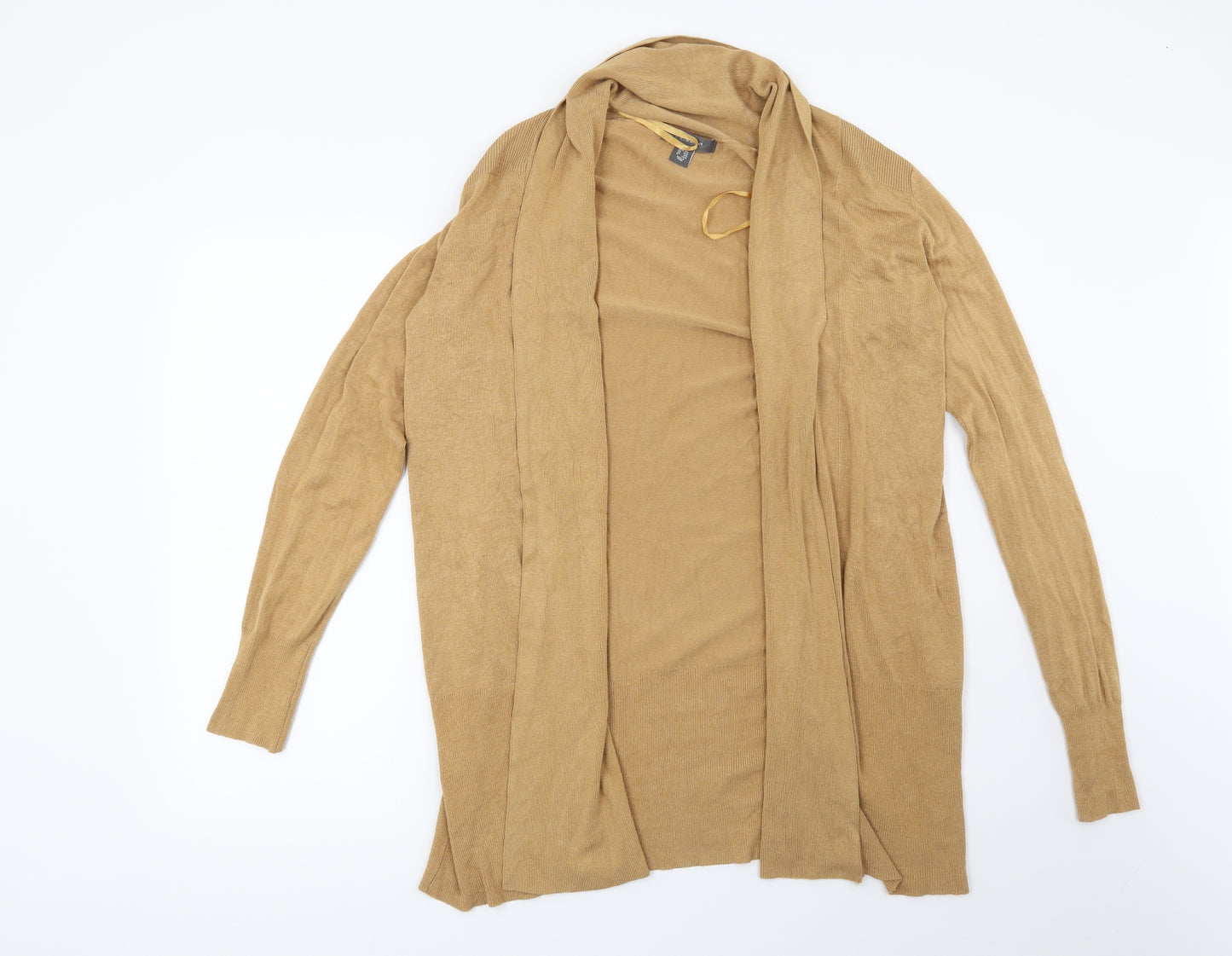 Primark Womens Yellow   Cardigan Jumper Size 12