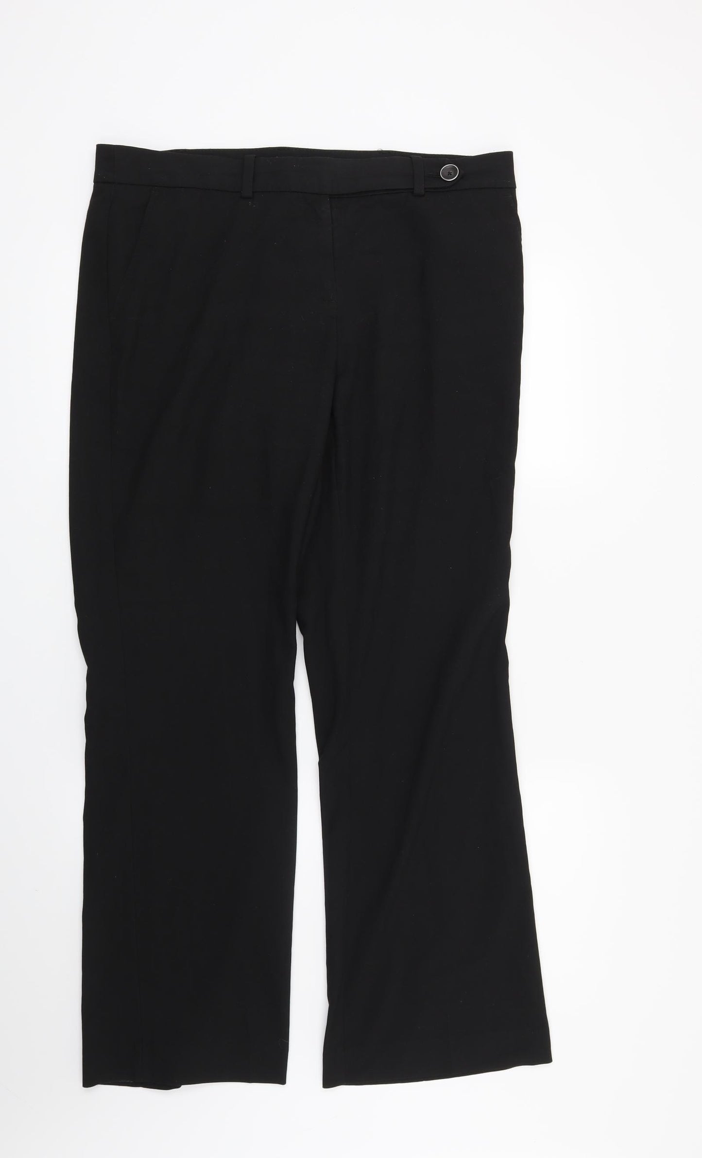NEXT Womens Black   Trousers  Size 14 L30 in
