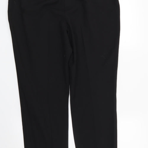 M&Co Womens Black   Trousers  Size 14 L27 in