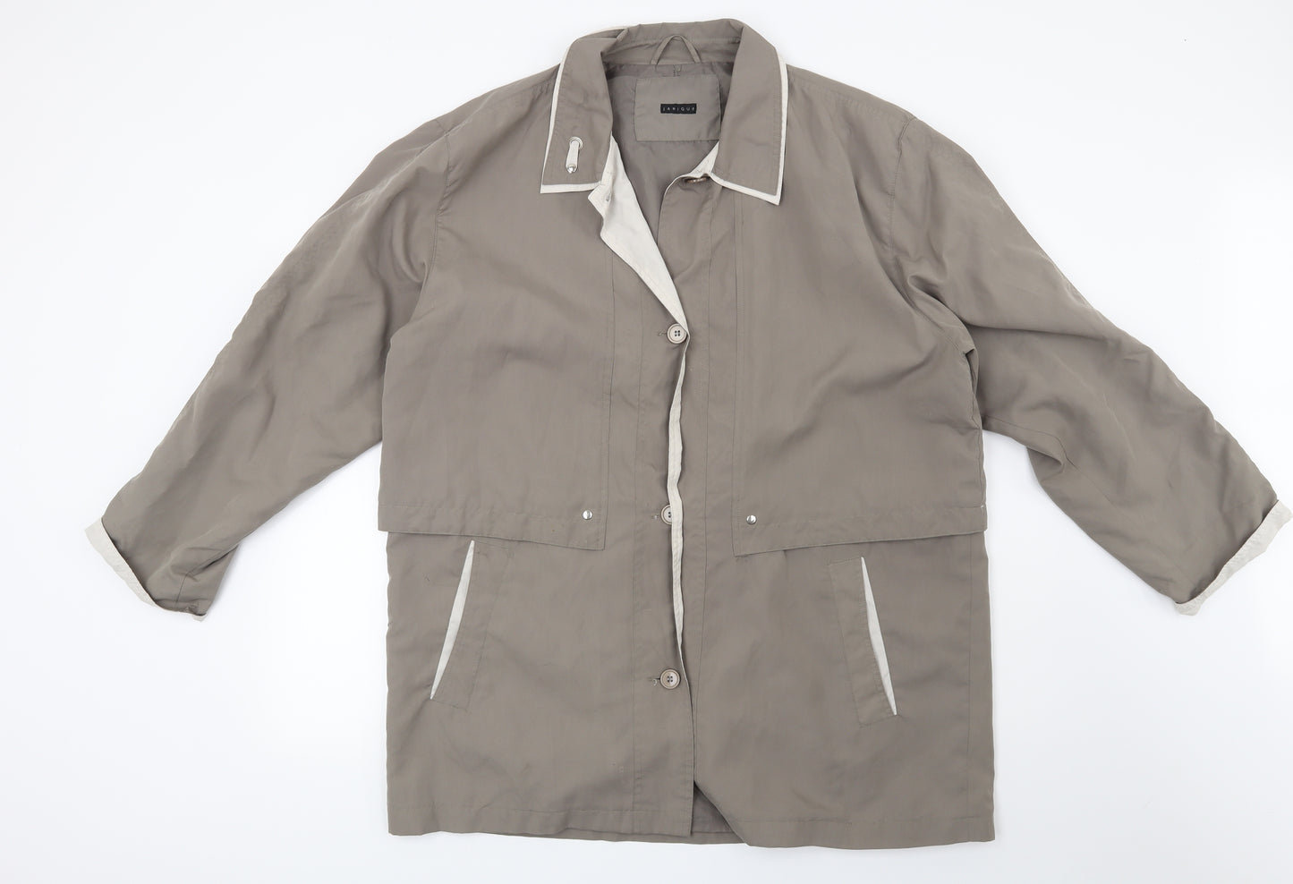 Janique Womens Green   Jacket  Size XL