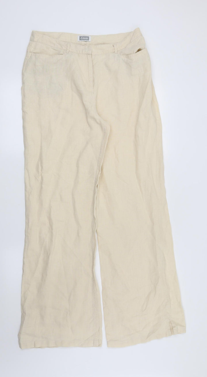 Etam Womens Beige   Trousers  Size 32 in L31 in