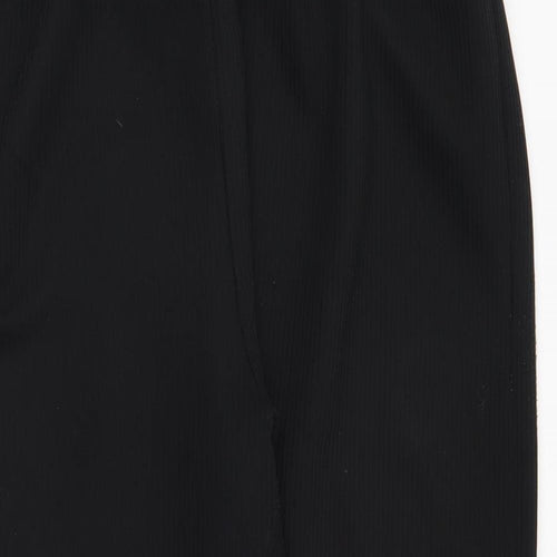 Preworn Womens Black Striped  Trousers  Size 24 L26 in