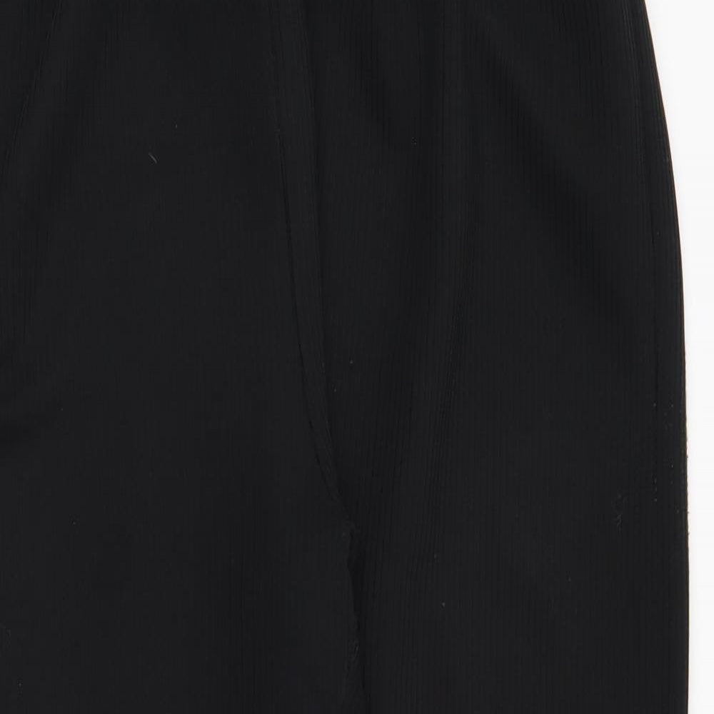 Preworn Womens Black Striped  Trousers  Size 24 L26 in