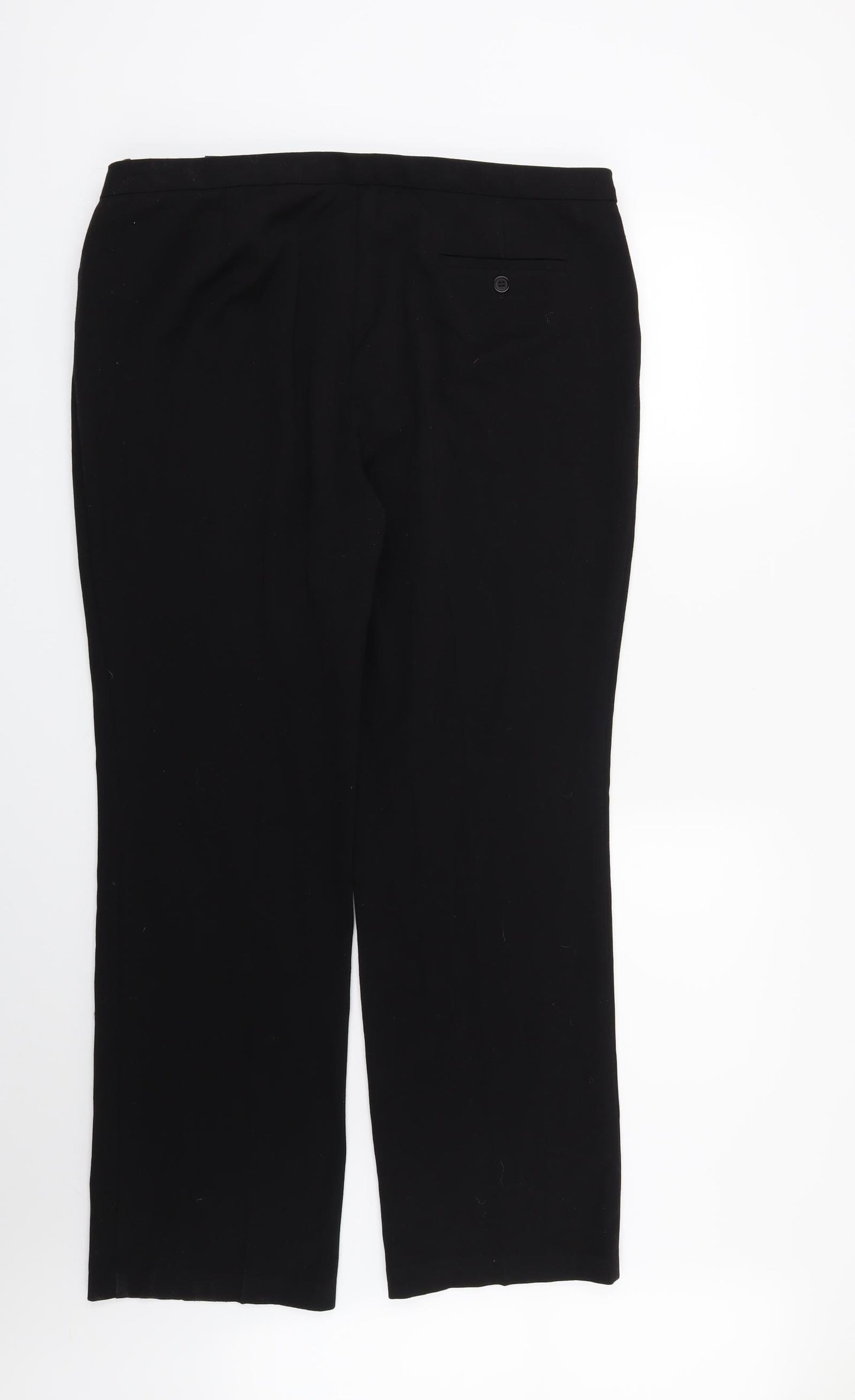 Marks and Spencer Womens Black   Trousers  Size 18 L31 in