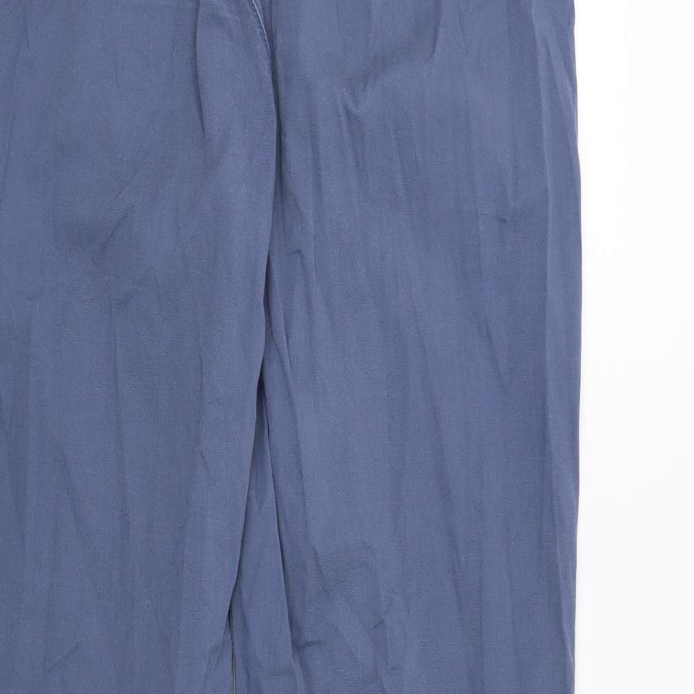 Per Una Womens Blue   Chino Trousers Size 12 L30 in
