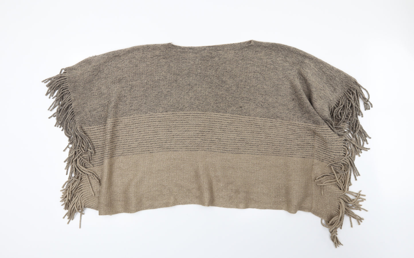 Preworn Womens Beige   Jacket Poncho One Size